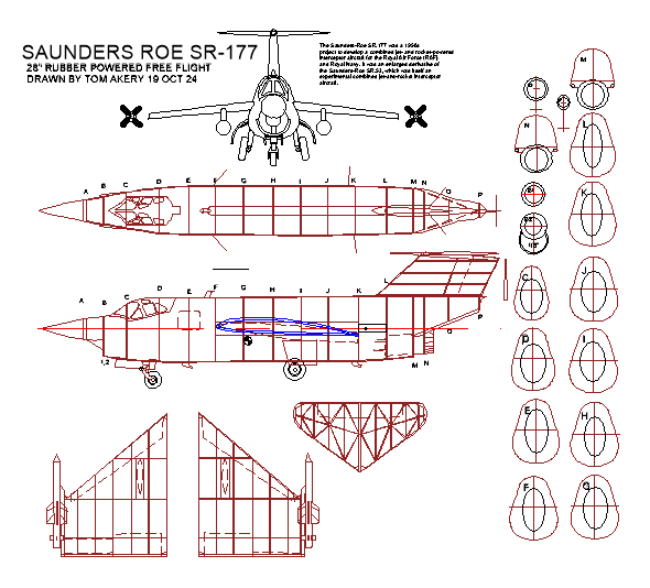 saunders roe sr177 28in illus