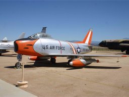 N.A.A. F-86a-e-f-h Sabre