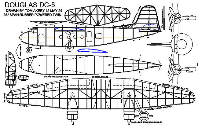 douglas dc5 36in illus