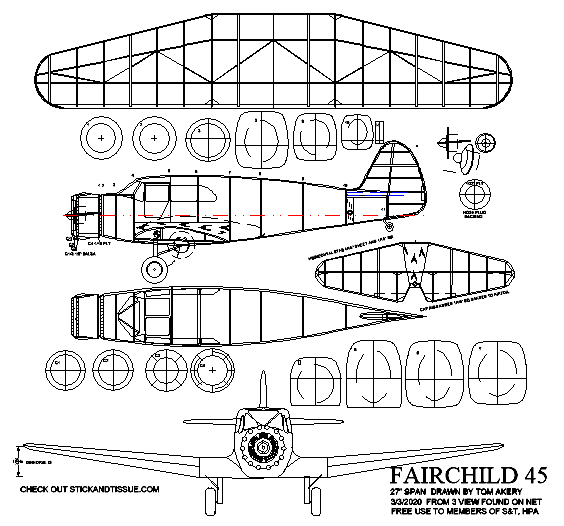 fairchild 45 27in illus